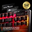 SteelSeries Apex Pro TKL Wireless Gen 3 - Wireless Gaming Keyboard - Adjustable Actuation Hall Effect Switches; Game-Ready Presets - Rapid Trigger, Protection Mode, Rapid Tap/SOC - German QWERTZ - 2