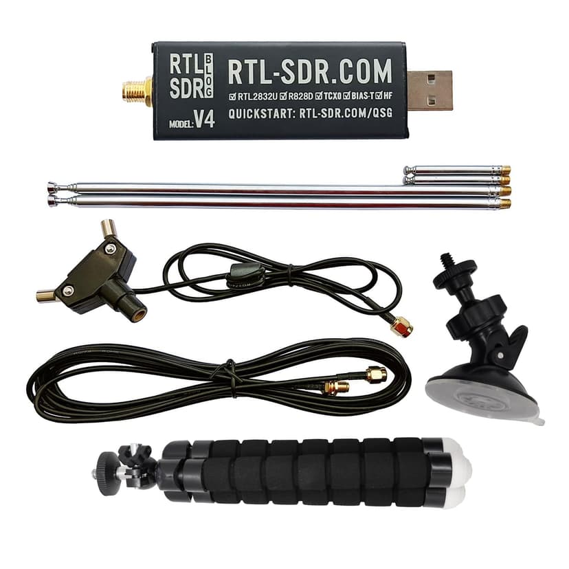 RTL-SDR Blog V4 R828D RTL2832U 1PPM TCXO HF Bias Tee SMA … - 1