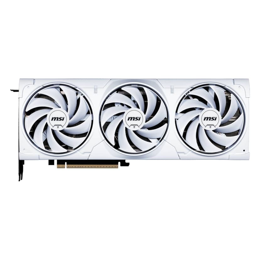 MSI NVIDIA GeForce RTX 5080 16G VENTUS 3X OC WHITE Carte Graphique - 16 Go GDDR7 (30 GB/s /256 Bits), PCIe 5.0 - Triple Ventilateur (3X Ventilateurs TORX 5.0), HDMI 2.1b, DisplayPort 2.1b - 2