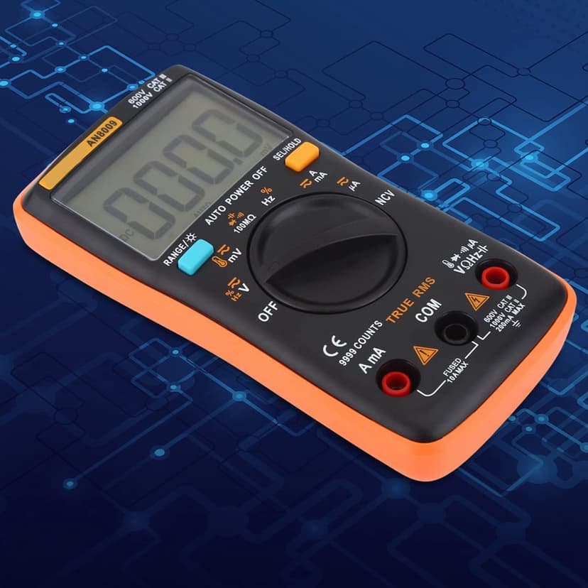 An8008 Multimètre Aneng An8008 23 × 12 × 5 Aneng An8009 Multimètre Numérique Gamme Automatique Vrai Rms Ac Dc Tension Compteur électronique - 5