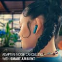 JBL Tune Beam 2, Wireless Noise Cancelling Bluetooth Earbuds with 48h Playtime, IP54 Water and Dust Resistant, Multi-Point Connection, Ergonomic Design, Closed-Back Stick Design, White - 3