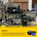 Paracord 4mm, 35+ Solid Colors (10m, 15m, 30m, 50m, 100m, 300m) | Ideal for Crafting, DIY, Camping, Survival, Outdoor | 100% Nylon Rope 4mm | Tactical Cord 550 Type III - 8