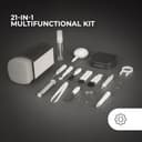 Mars Gaming MA-KIT, Multi-Function Cleaning Kit 21in1, Compact and Portable Design, Soft Brushes and Lint-Free Cloth, Professional Electronics Cleaning Kit, Keycap Puller, Storage Case - 2