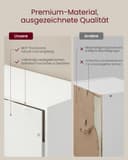 VASAGLE Bookcase, 6-Tier Bookshelf, Open Storage Shelf, Shelving Unit, 24 x 60 x 178.5 cm, for Living Room, Home Office, Dinning Room, Cloud White LBC169T14 - 9