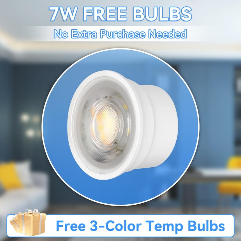 CANMEIJIA Surface Ceiling Spotlight Dimmable LED Ceiling Spotlight 7W Ø80x50mm Extra Flat 30° Pivotable 3000K/4000K/6500K Ceiling Spotlights Aluminium Downlight Round White 4 pcs - 6