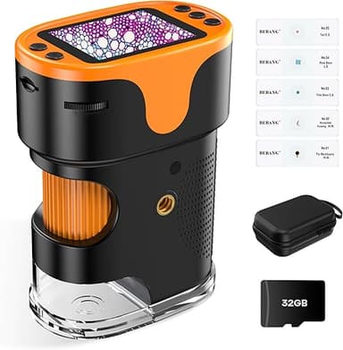 Microscope Numérique avec Écran de Poche pour Enfants: Lo…