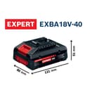 Bosch EXPERT 18V System high-power battery EXBA18V-40 (up to 2000W max. power) - 6