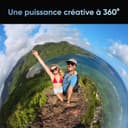 Insta360 X3 48MP 1/2" Action Camera 360° Waterproof Action Camera with 48MP Sensors, 5.7K 360° Active HDR Video, 72MP 360° Photos, 4K Single Lens, Stabilization, 2.29" Touch Screen with Sticker Kit - 2