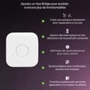 Philips Hue Essential Ampoule Connectée LED A60, White and Color Ambiance, Ampoule Philips Hue E27, 8W, 2200-6500 K, 806 lm, Intensité réglable, Compatible Alexa, Google et Apple Home, Pack de 4 - 6