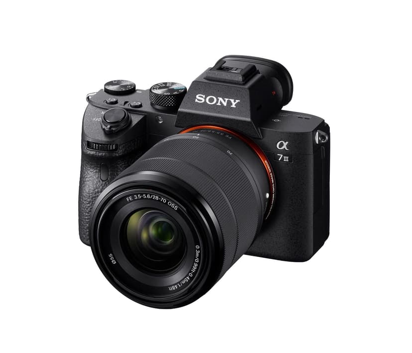 Sony Alpha 7 III Full-Frame Mirrorless Camera with 28-70mm Lens (24.2MP, 4K Video, Fast 0.02s 693 Point Hybrid AF & 5 Axis stabilisation - Ideal for Enthusiasts, Hybrid Shooter and Low Light imaging) - 1