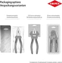 KNIPEX Insulation Stripper with Opening Spring, Universal with Multi-Component Handles 160 mm, 11 02 160 - 6