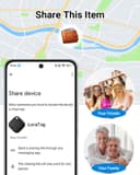 Android Smart Tag, Tracker Compatible with Google's Find Hub (Android Only), IP68 Waterproof, Bluetooth Locator for Keys/Luggage/Wallets, 4 Black - 6