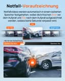 70mai A800SE Dash Cam Car Front Rear 4K UHD+1080P with GPS WiFi, Dual Car Camera with 128GB SD Card, F1.55 Aperture HDR, Night Vision, ADAS, 3 "IPS, 24/7 Parking Monitoring, Supports 512 GB Max - 5