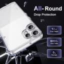 Liisooka Case for Nothing CMF Phone 2 Pro, Military Grade Drop Protection Phone Case, Yellowing Resistant, Anti-Scratch Hard PC Back, Shockproof Hard Ultra-Thin Protective Cover, Clear - 4