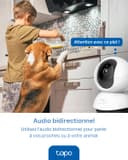 Tapo 2.5K(4MP) Caméra de Surveillance WiFi intérieure 360°, Détection Humaine AI Suivi Intelligent, Sirène et détection de Mouvement, Audio bidirectionnel, Compatible Alexa pour Bébé/Animaux C220 - 8