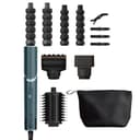 Shark FlexStyle Teal Air Buckles, Anti-Frizz Finishing Tip, Oval Brush, Concentrator, Clips, Storage Pouch, No Thermal Damage HD456TLEU - 1