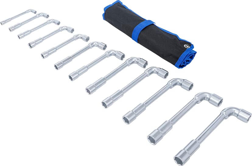 BGS 70186 | Deep Hole Pipe Spanner Set | 8 - 19 mm | 12 pcs. - 5