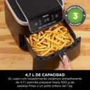 Ninja Air Fryer PRO Friteuse 4,7L, 1 tiroir, 4-en-1, sans huile, rôtir, réchauffer, déshydrater, cuire 1 à 2 portions, à partir de produits surgelés, tiroir, panier antiadhésifs, 2 000 W, Noir AF140EU - 5