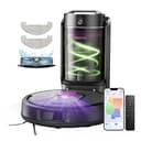 Vexilar W9 Robot Vacuum Cleaner with Mop,8000Pa Robotic Vacuum with LiDAR Navigation,15 No-go Zones, 150 Min Max Runtime, App Control, 3-in-1 Sweep and Mop Robot for Pet Hair, Carpet and Hard Floors - 1