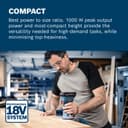 Bosch Professional 18V System Cordless Router GKF 18V-8 (incl. Parallel Guide, 2X vac adaptors, chip Shield, 8mm Collet, 2X Plunge Base vac adaptors, L-BOXX) - 2