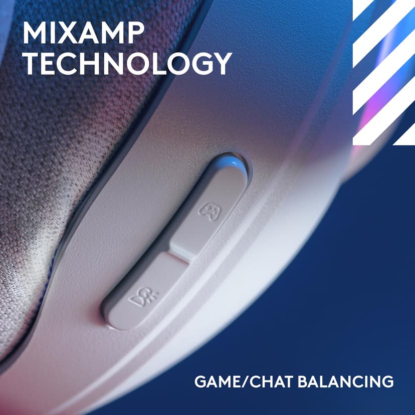 Logitech G Astro A20 X LIGHTSPEED Wireless Gaming Headset for PS5, Xbox, Nintendo Switch/Switch 2, PC with 2-system PLAYSYNC Audio, Bluetooth, LIGHTSYNC RGB, and 48 kHz Boom Mic - White - 7