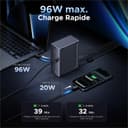 UGREEN Revodok Max 13 en 1 Thunderbolt 4 Dock 40Gbps avec 2 TBT4 et 1 DisplayPort Multi USB Data RJ45 1GbE SD TF 3.5mm Port Station d'accueil Dual 4K 60Hz Unique 8K 30Hz Écran Extension - 5