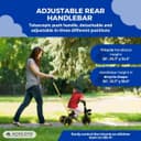 Mobiclinic® Kids, 5-in-1 Tricycle, Balance bike, Chase, Evolutive, Ages 1-5, Adjustable Handlebar and Seat, Ultralight, Toddler bike, Easy Assembly, Puncture-Proof Wheels, Up to 25 kg (Yellow) - 4