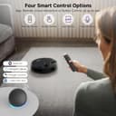 MONSGA Robot Vacuum with Mop, 7000Pa Powerful Suction, Lidar Navigation Robotic Vacuum with 3.5L Self-Empty Station, 180mins Runtime, APP/Remote/Voice Control, for Hard Floors and Carpets (MS1MAX) - 8
