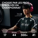 Logitech G PRO X SUPERLIGHT 2 DEX LIGHTSPEED, souris gaming sans fil, Est Europe Version, légère, 60 g, 5 boutons programmables, capteur 44k DPI, 8K Polling, USB-C, PC/Mac - Noir - 9