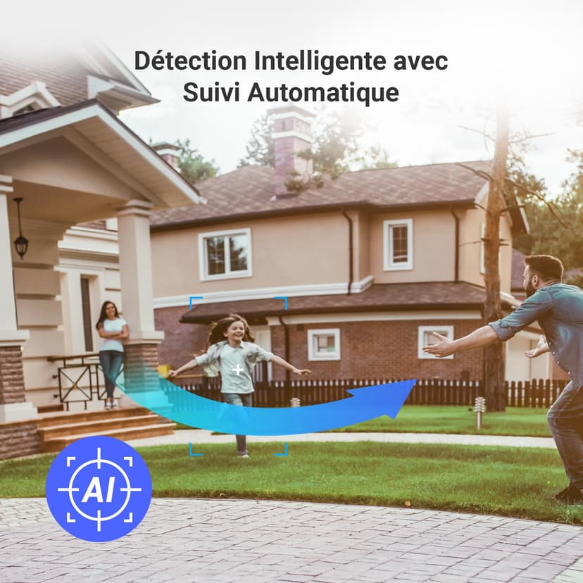 EZVIZ 2K Camera Surveillance WiFi Extérieure sans Fil sur Batterie 10400mAh avec Suivi Auto, Détection de Personne, Vision Nocturne en Couleur, Audio Bidirectionnel, Défense Active, Type C, CB8 - 4