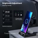 Wireless Charger for Samsung, 3 in 1 Wireless Charging Station for Galaxy S25 Ultra/S24/S23/Z Flip 7/Fold 6, Stand for Samsung Galaxy Watch 8/8 Classic/Ultra/7/6/5, Phone Charger for Galaxy Buds 3/Pro - 3