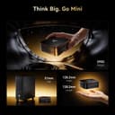 NiPoGi Essenx E1 Mini PC AMD Ryzen 3250U Windows 11 Pro (2C/4T, up to 3.5 GHz) 8GB DDR4 RAM + 256GB SSD, 4K@60Hz dual display HDMI 2.0 + DP/Wi-Fi/BT/LAN, mini computer for office/education - 9
