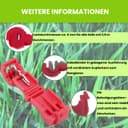 Pack of 20 Connection Terminals, Clip for Cable for Robotic Lawnmowers, Boundary Cable Charging Station, T-Branch Connector, Quick Connector, Power Thief Lawnmower e.g. Husqvarna, Gardena, Lawn Robot - 7