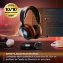 SteelSeries Arctis Nova Pro Wireless - Casque gaming multi-système - Haut-parleurs magnétiques en néodyme - ANC - Autonomie illimitée - Micro ClearCast Gen 2 - PC, PS5, PS4, Switch, Mobile - 2