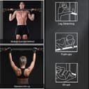 Barre de Traction, Barre de Traction sans Fixation, Barre de Tractions Porte,Installation sans Vis, Chargeable Jusqu'à 200 kg, Convient pour Une Largeur de Porte 72 cm-110 cm - 6