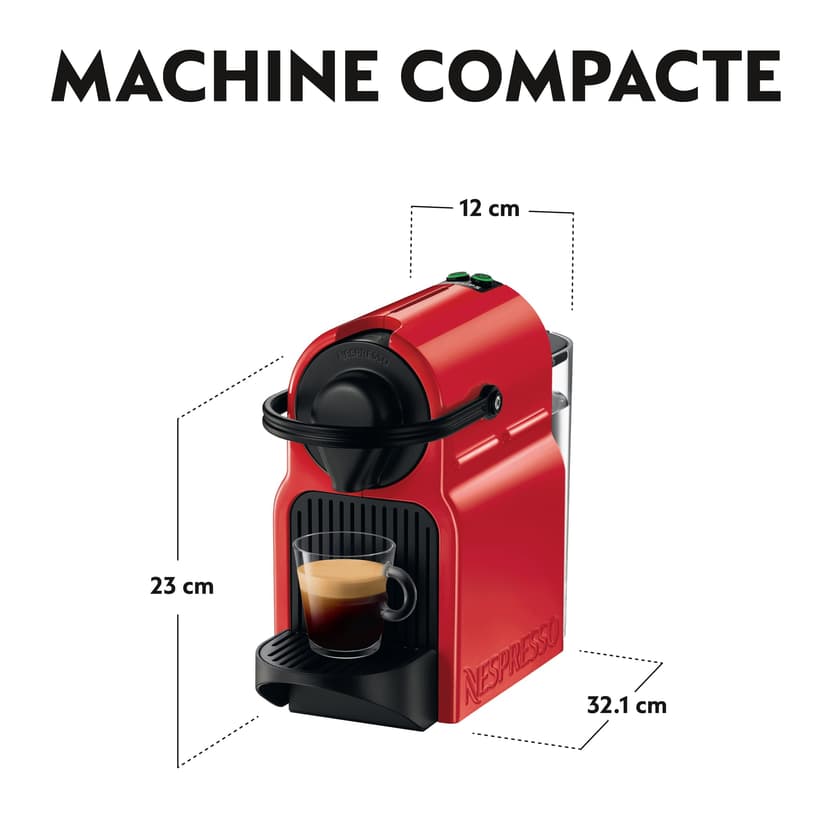 Krups Nespresso Inissia Ruby Red - 4