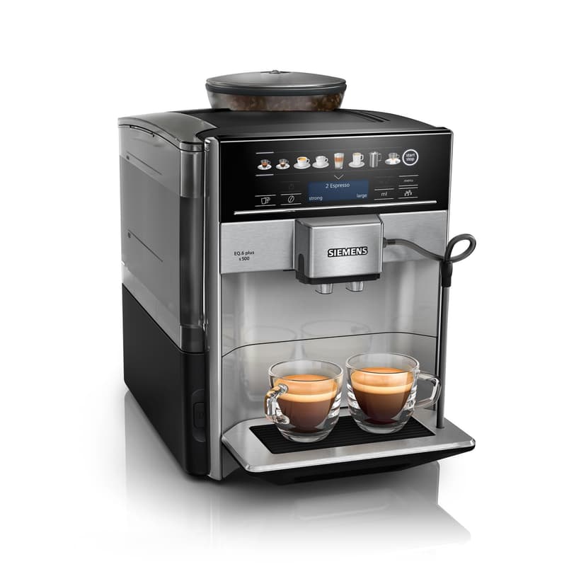 Siemens te655203rw libre installation automatique machine à expresso 1.7L 2tazze Noir, Gris, Argent - 1