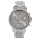 Tommy Hilfiger Men's 46mm Analogue Multifunction Quartz Watch - 3 Sub-Dials, Stainless Steel or Leather Bracelet, 5 ATM Water Resistance - 1