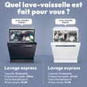 CANDY - Lave-Vaisselle - Pose Libre - 15 Couverts - Classe Énergétique C - Maxi Cuve, Wash & Dry 35 min, Ouverture Automatique, Contrôle à Distance - Noir - 60 x 85 x 60 cm - Modèle CF 5C6F0B - 5