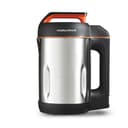 Morphy Richards Soup Maker, 1.6L Dual Programme, Serrator Blade, Easy Clean, Keep Warm, LED Countdown, Add to Function, Detachable Power Cord, Stainless Steel, 501022 - 1