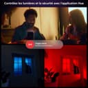 Philips Hue Secure, Caméra HD 1080P sans Fil, Utilisation intérieure ou extérieure, contrôle avec Une Seule Application, Noir - 5