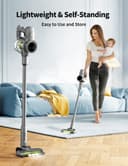 kalado Cordless Vacuum Cleaner KCV01, 26KPA 250W Hoover Cordless, 40 Mins Runtime Removable Battery, Lightweight Self-standing Stick Vacuum Cleaner with LED Display For Hardwood Floor, Carpet (Green) - 2