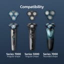 Philips SH71/50 Shaving Heads compatible with Philips Shavers Series 7000 (S7XXX) and Series 5000 (S55XX), replaces RQ12/70, RQ12/60, SH60/70, and SH70/70 - 4