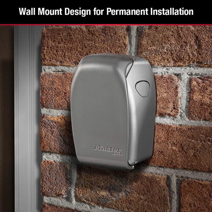 Master Lock 5415D Lock Box, Zinc, Wall Mount - 3