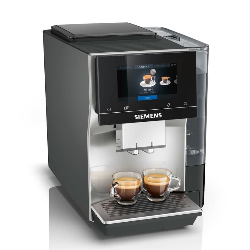 SIEMENS EQ700 classic TP715E17 Machine à café automatique avec contrôle par application, infusion à froid, écran tactile, jusqu'à 10 créations de café favorites, nettoyage automatique à la vapeur - 1