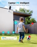 2K Outdoor Surveillance Camera Battery Solar Panel Camera Surveillance Outdoor WiFi Colour Night Vision Wireless Cameras Outdoor Indoor PIR Motion Detection IP66 2.4GHz 2 - 3