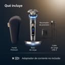 Philips Rasoir i9000 Prestige Ultra, Rasoir électrique sec et humide, technologie Skin IQ Pro, système Triple Lift & Cut, lames de précision NanoTech rotatives à 360°, 5 modes de rasage, XP9402/11 - 7