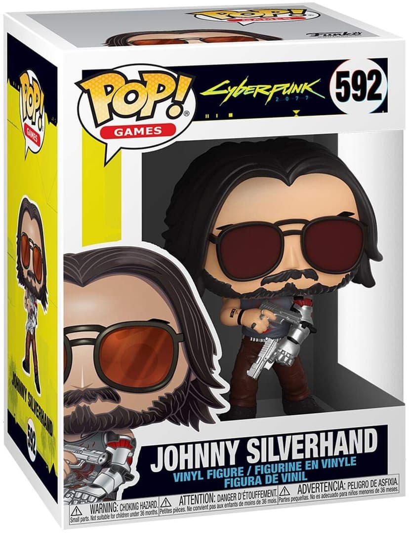 Funko Pop! Bobblehead Games: Cyberpunk 2077- Johnny Silverhand 2 Multicolore - 2