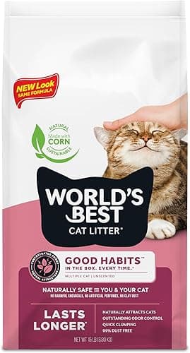 WORLD'S BEST CAT LITTER Good Habits Litière pour Chat 6,8 kg