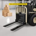 VEVOR Palette à Soulever 1T pour Charge de Chariot Elévateur de 1000kg de Fourches à Palettes pour Lever le Transpalette Fourches de Palette à Soulever Tout Acier Attelage 3 Point 2200LBS - 2